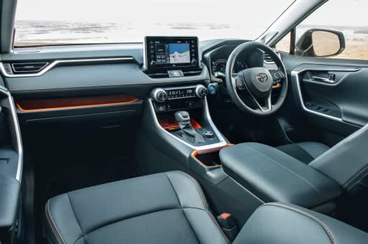 Front interior of RAV4
