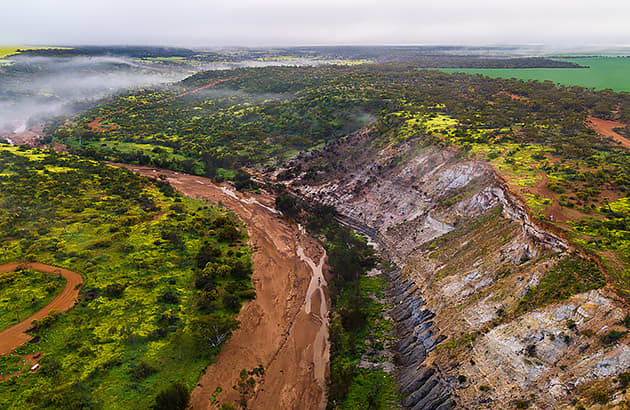 Aerial photo of Coalseam Conservation Park