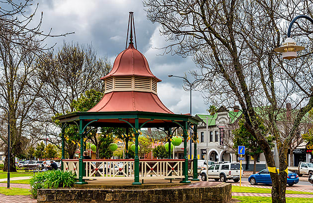 A park in Donnybrook on a winter's day