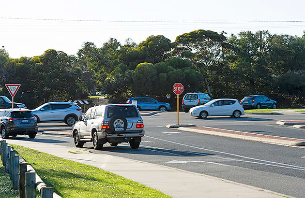 Marmion Avenue and Seacrest Drive in Sorrento