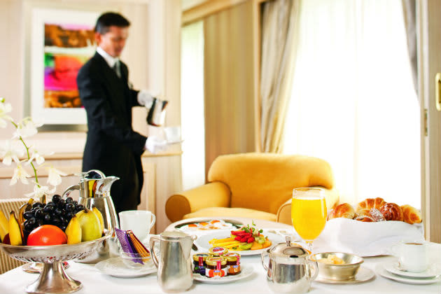 A butler on Silverseas