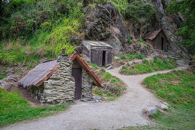 Gold miners hut in the Chinese Settlement, Arrowtown