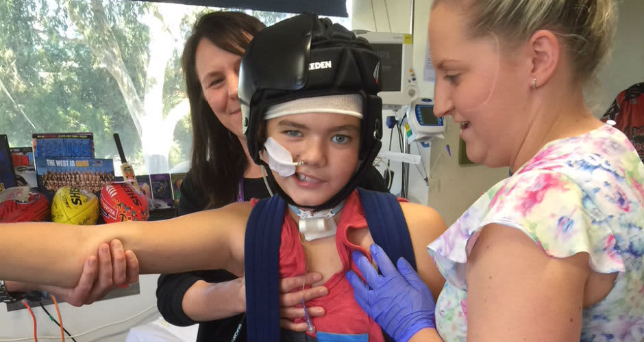 Hamish Bolto recovering in hospital