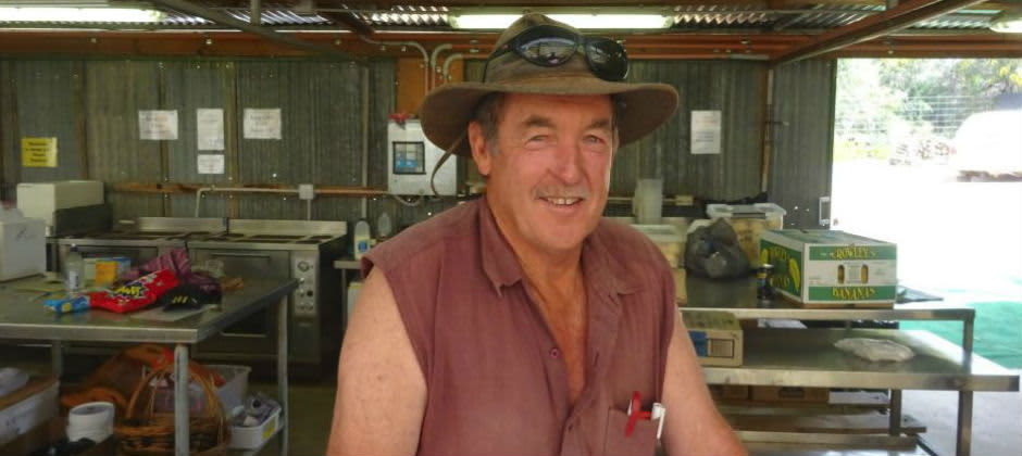 Graeme Robertson in his workshop