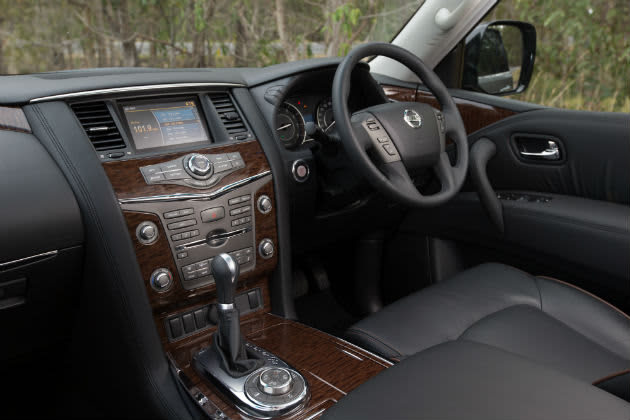 2013 Nissan Patrol V8 interior