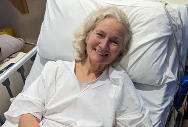 Danuka in hospital