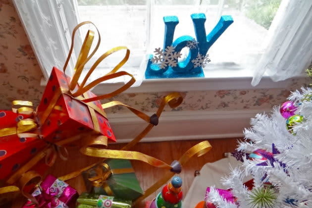 Christmas presents under the tree