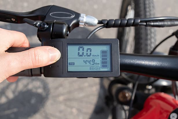 Small screen on bike