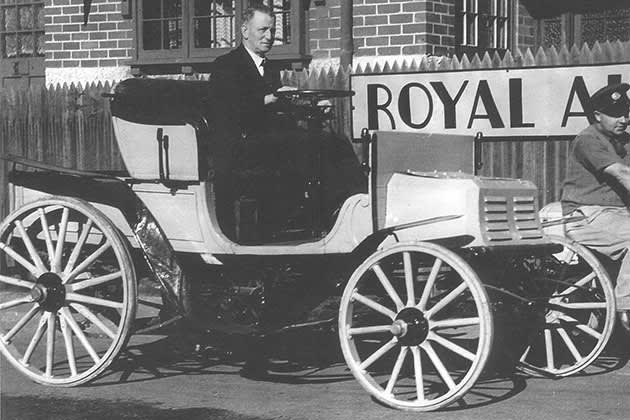 The Benz, WA's oldest car, in its heyday