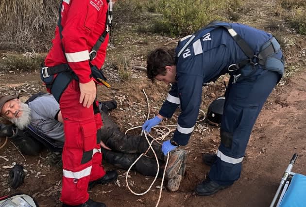 Alans at rescue scene