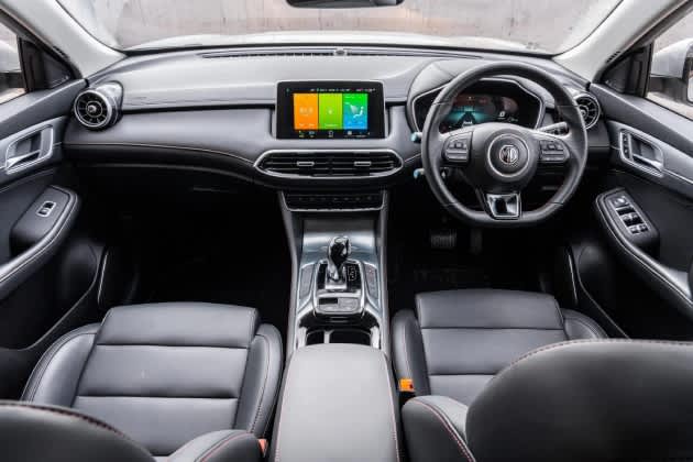 Interior dashboard of MG