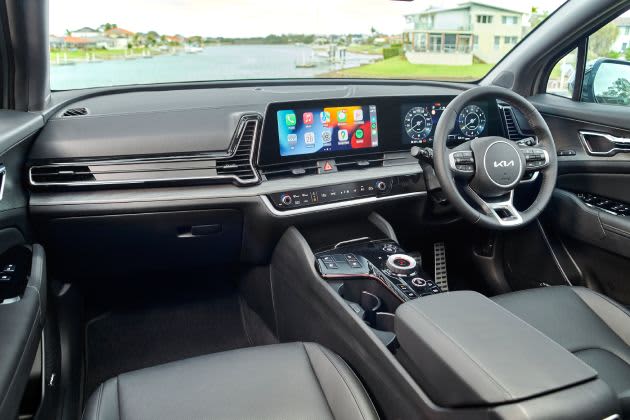 Interior of 2022 Kia Sportage