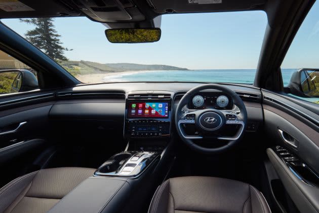 Interior of 2022 Tucson