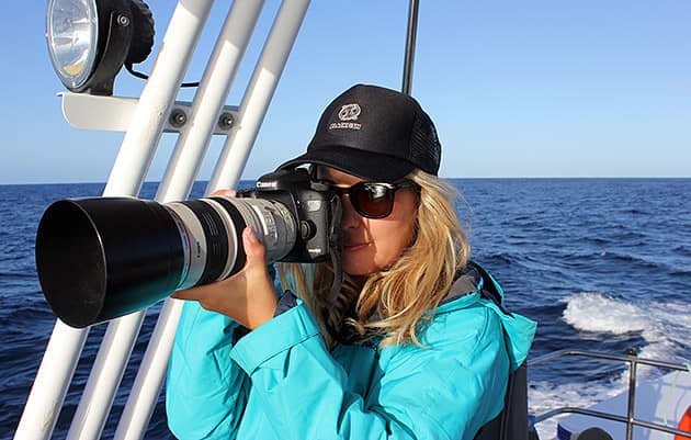 Marine research scientist Rebecca Wellard