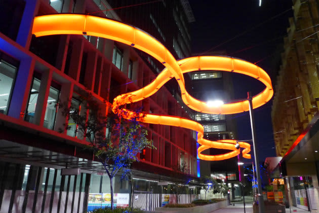 The Connectus artwork in King's Square