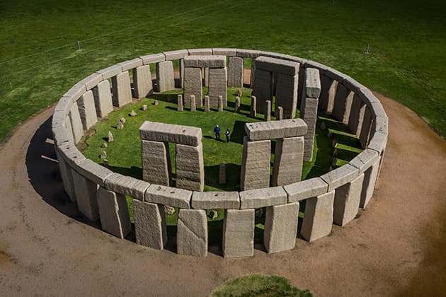 Esperance Stonehenge viewed from above