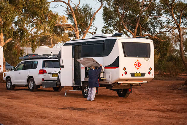 Image of a caravan