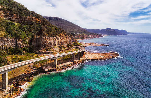 Sea Cliff Bridge on the Grand Pacific Drive
