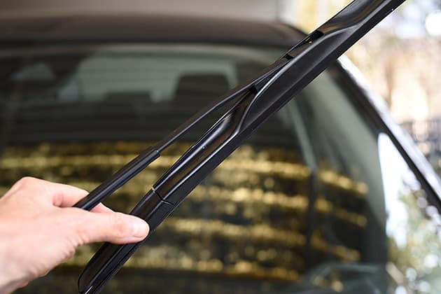 Check windscreen wiper blades