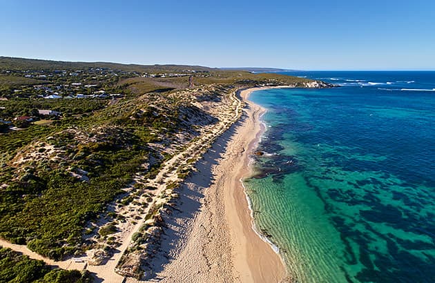 The coastline at Prevelly