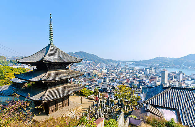 Onomichi cityscape, Hiroshima prefecture