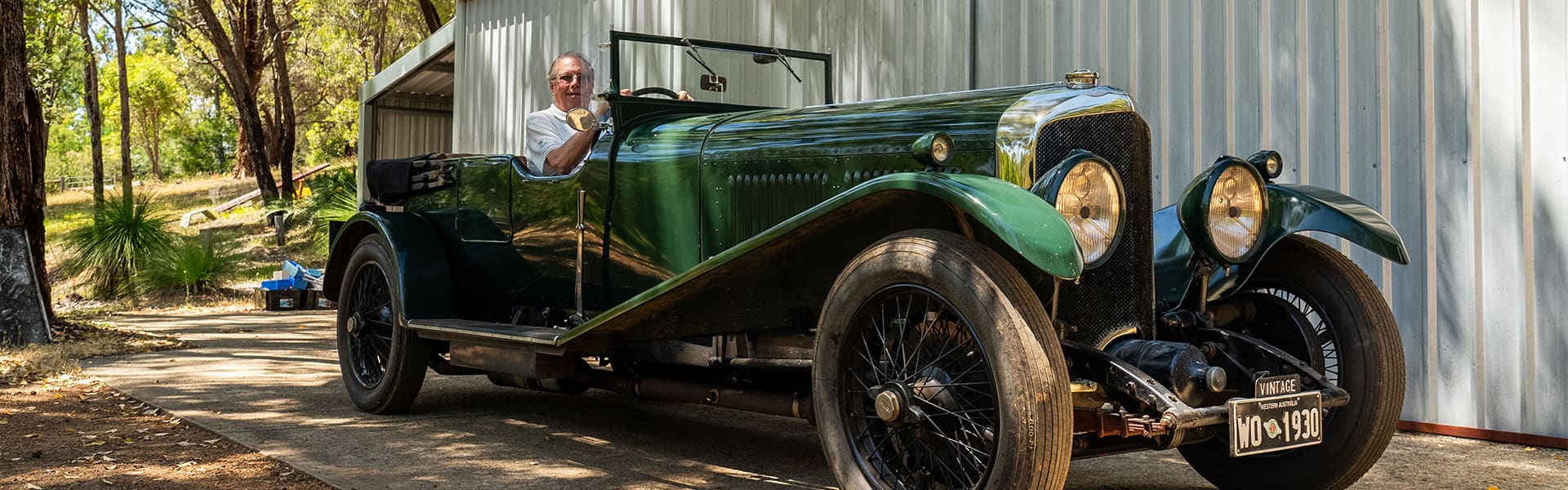 An ex-WA police 1930 Bentley Speed Six