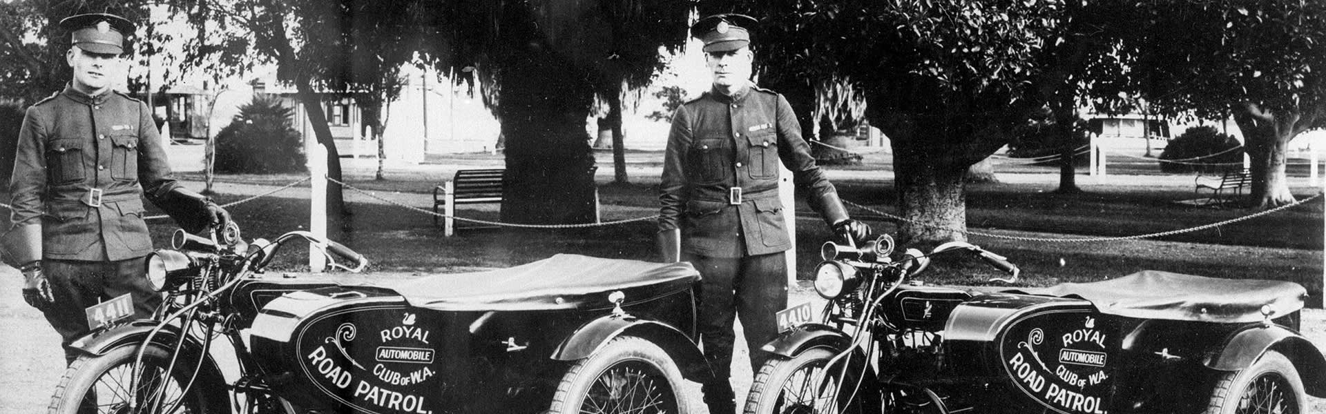 Early patrol bikes