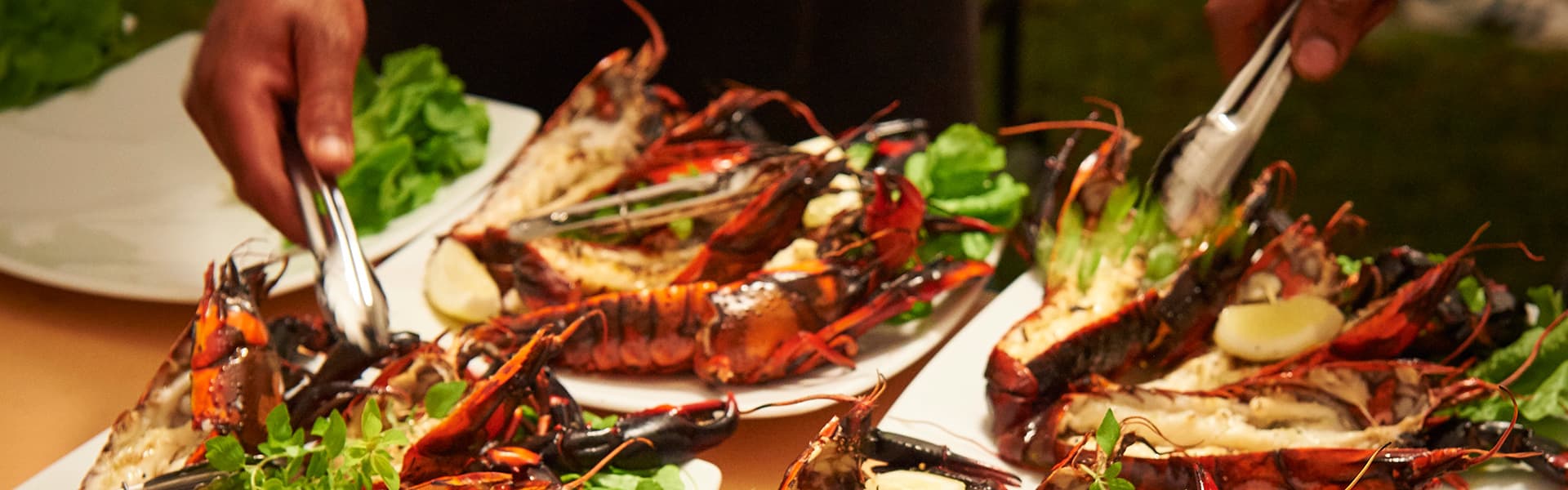 Lobster on a plate