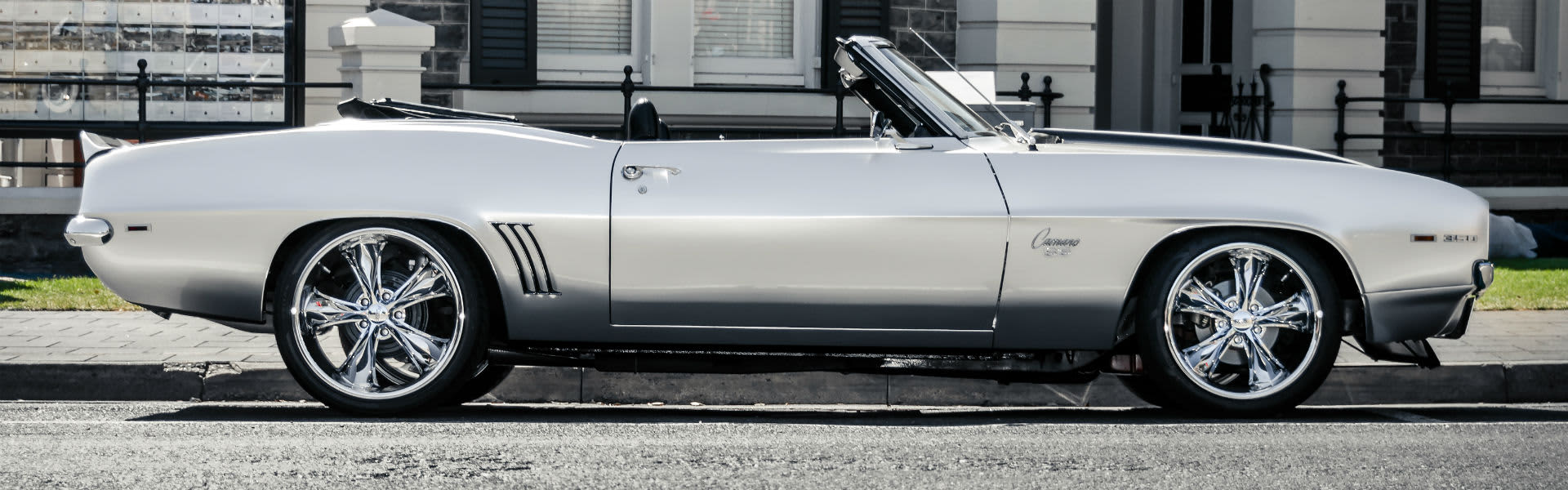 A Chevrolet Camaro SS 350 Convertible