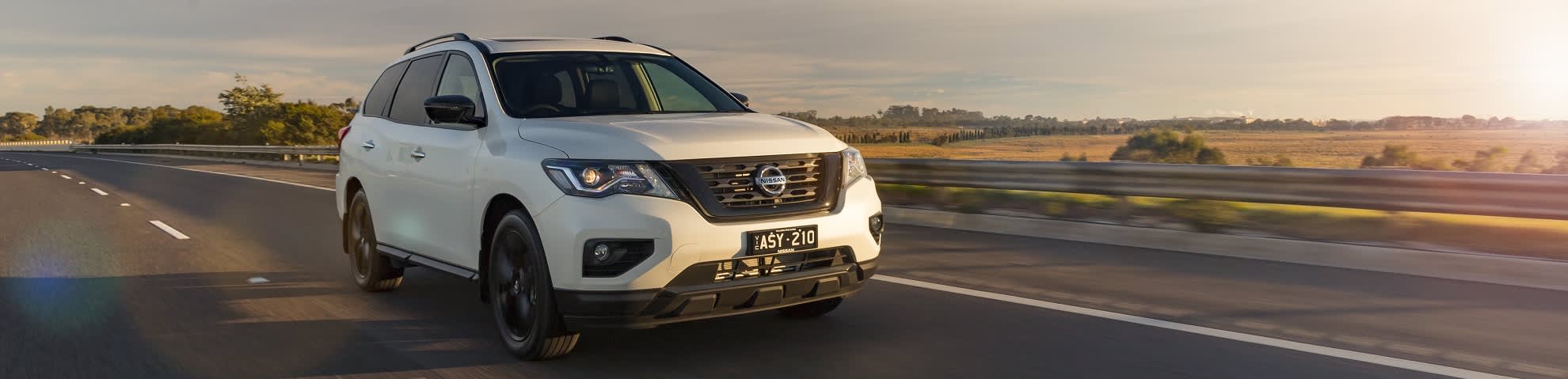 Nissan Pathfinder on Highway