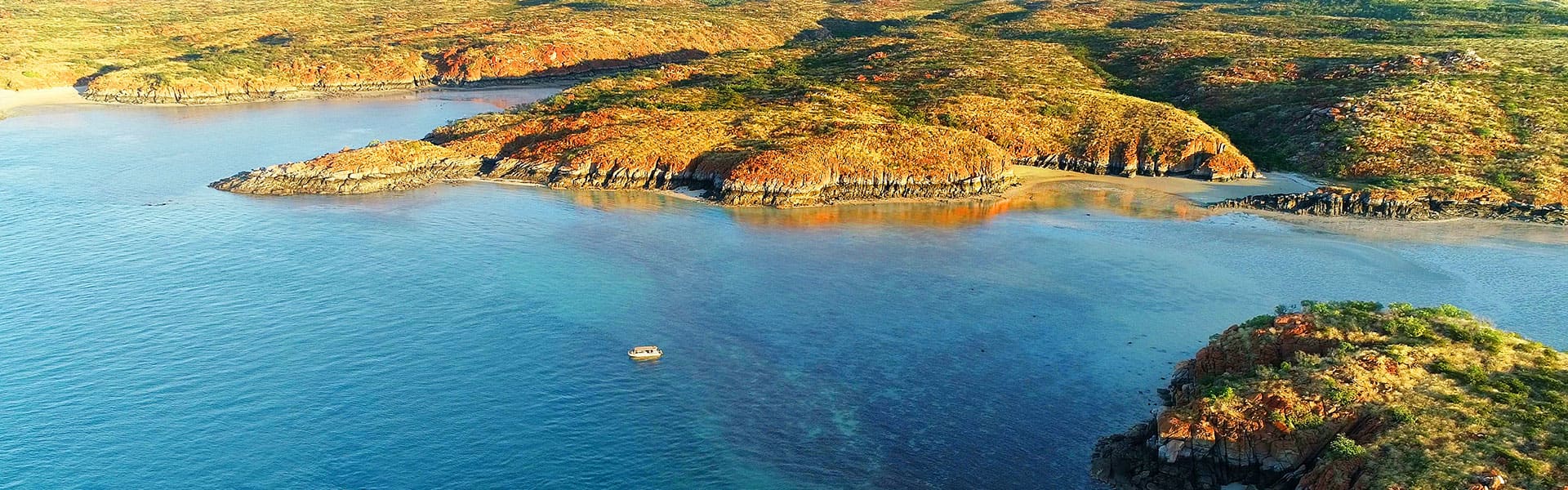 Aerial shot of the Dampier Peninsula