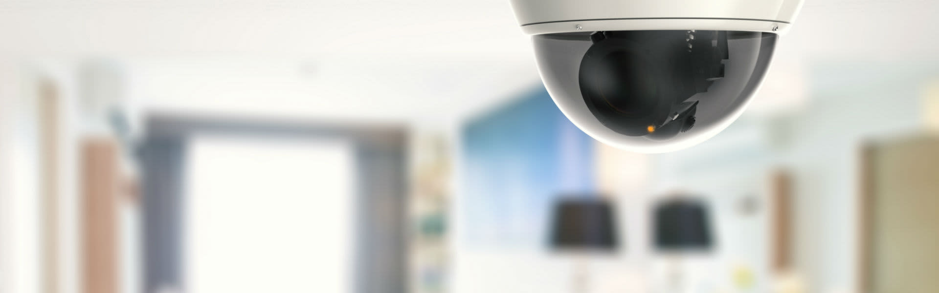 A CCTV camera in a home