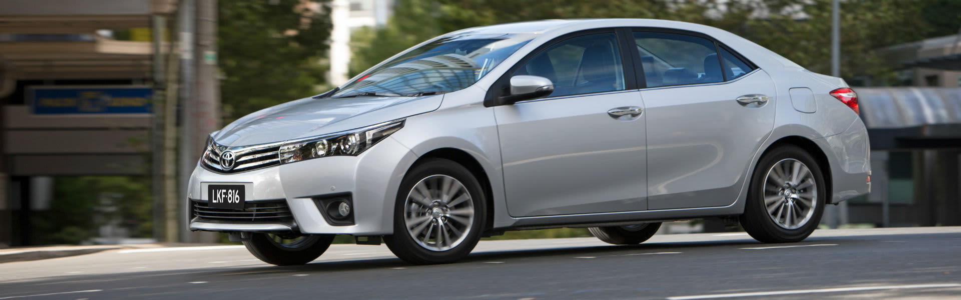 2014 Corolla sedan in silver