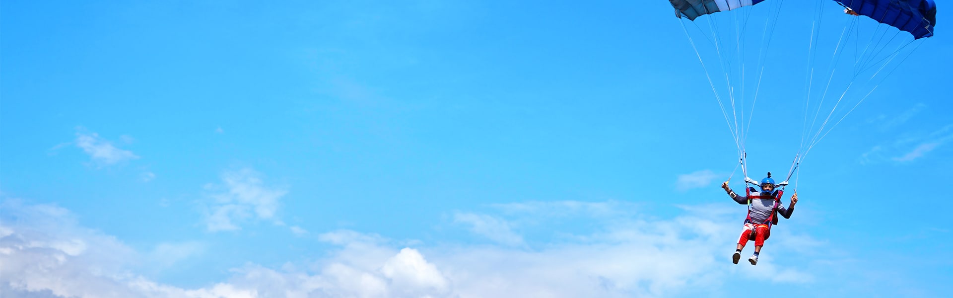 Image of person skydiving