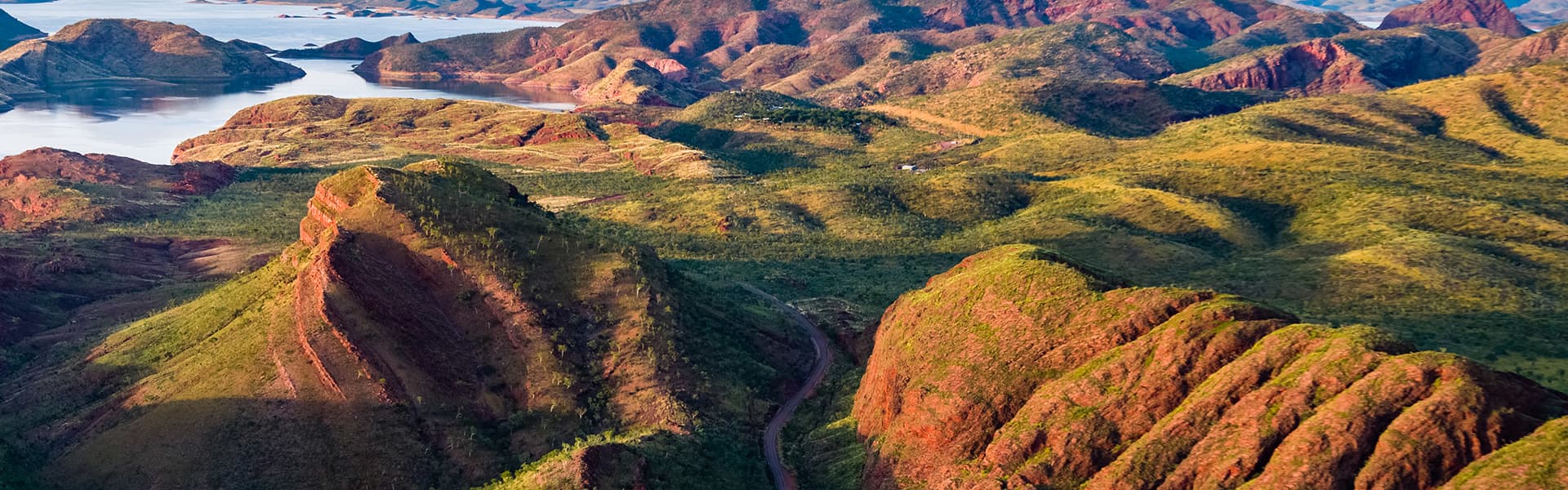 Road through mountains