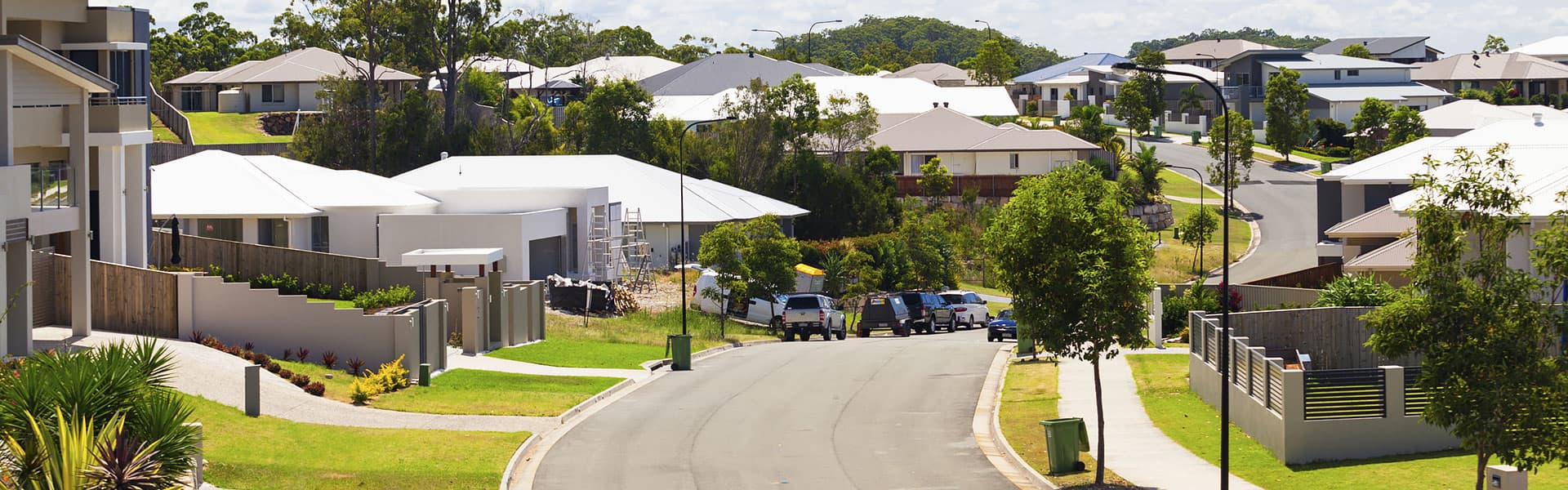 View of suburban street