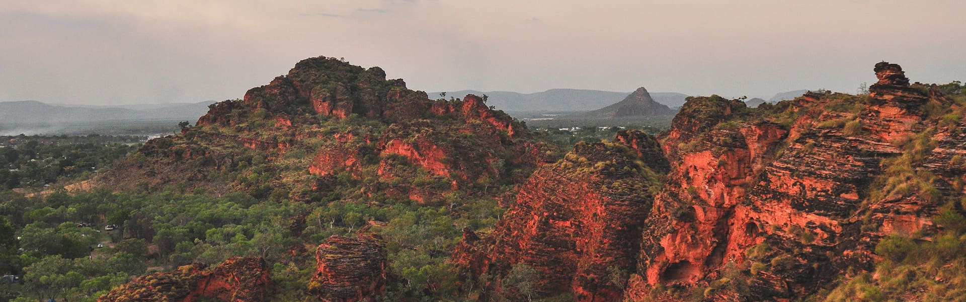 Image of red mountains