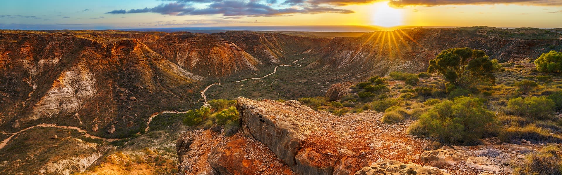 Exmouth Canyon at sunrise
