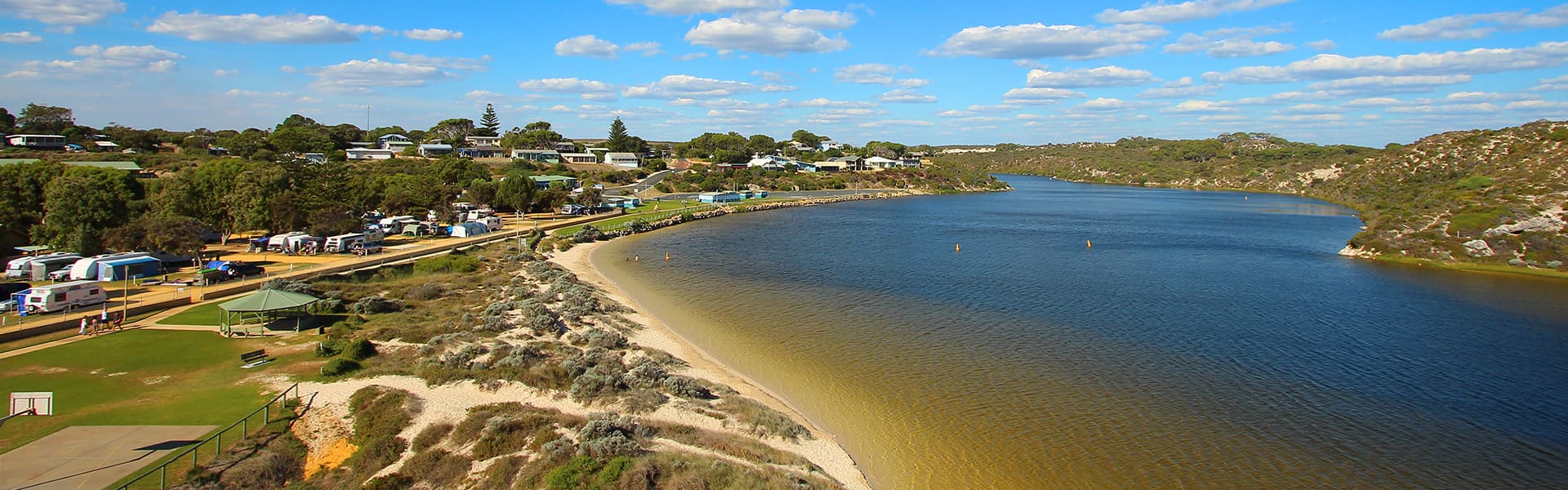 Image of Moore River from above