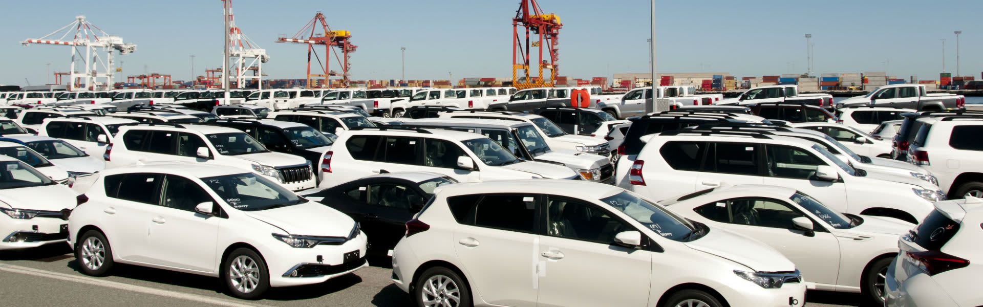 Cars at Fremantle Port