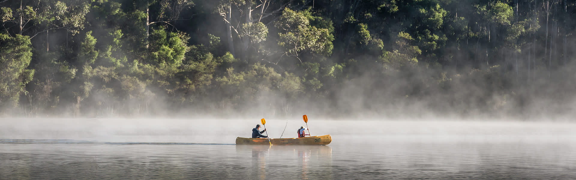 Canoeing on Lake Beedelup