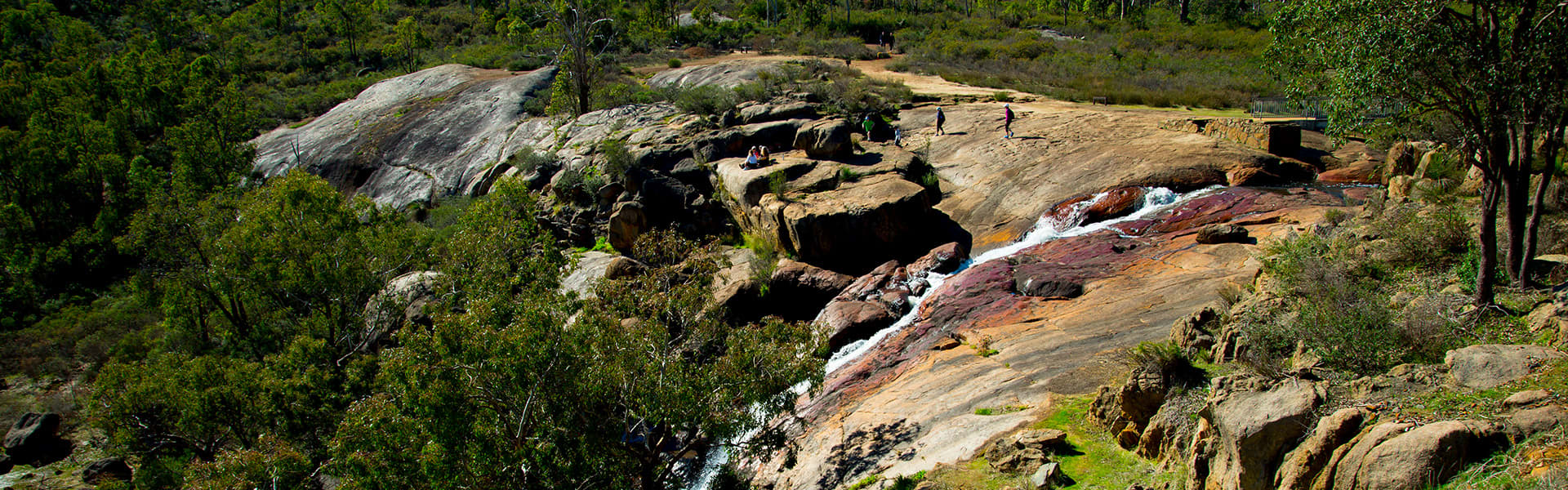 Image of hikers in national park