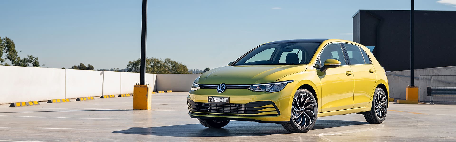 Volkswagen Golf in car park