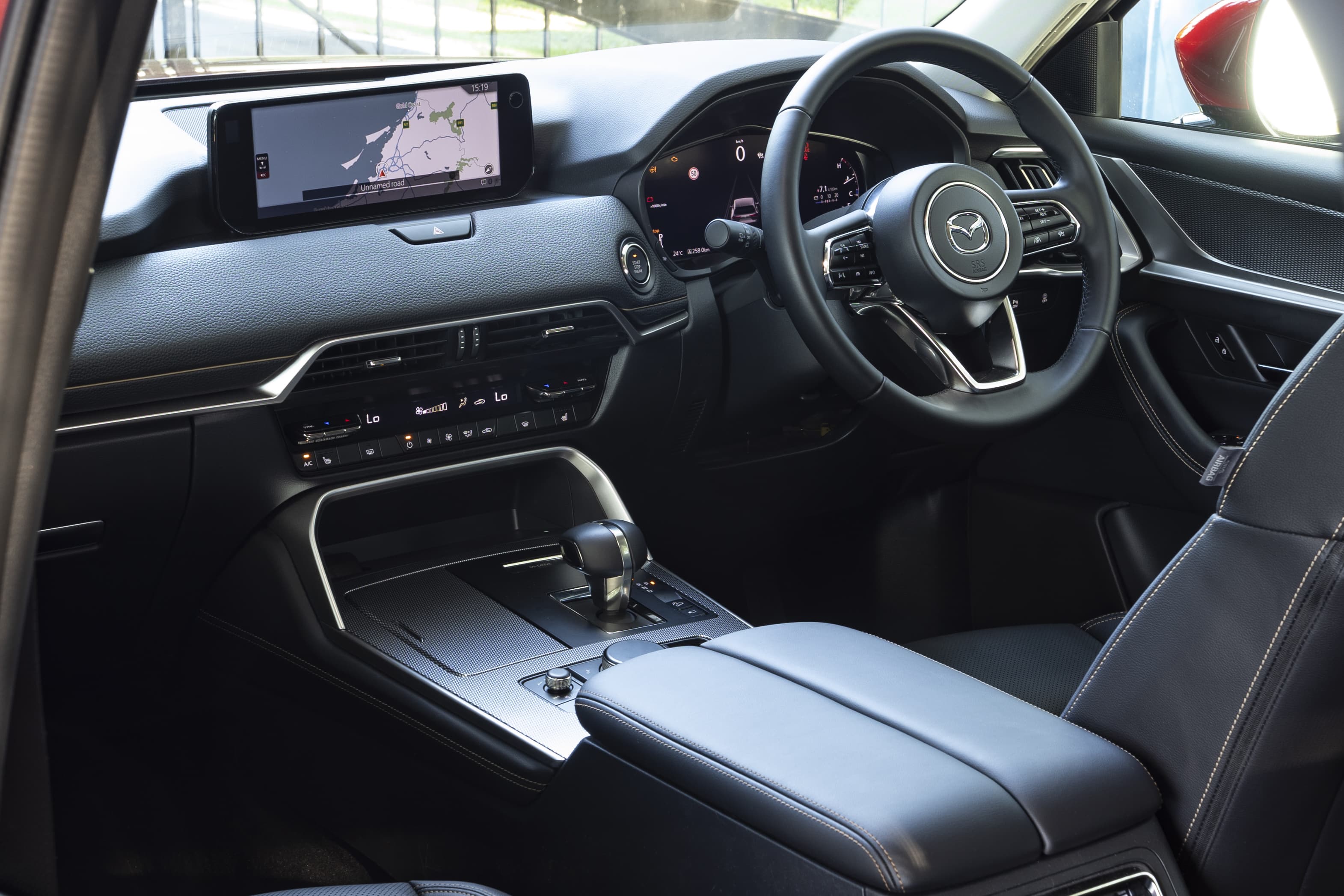 The interior of a 2025 Mazda CX-60