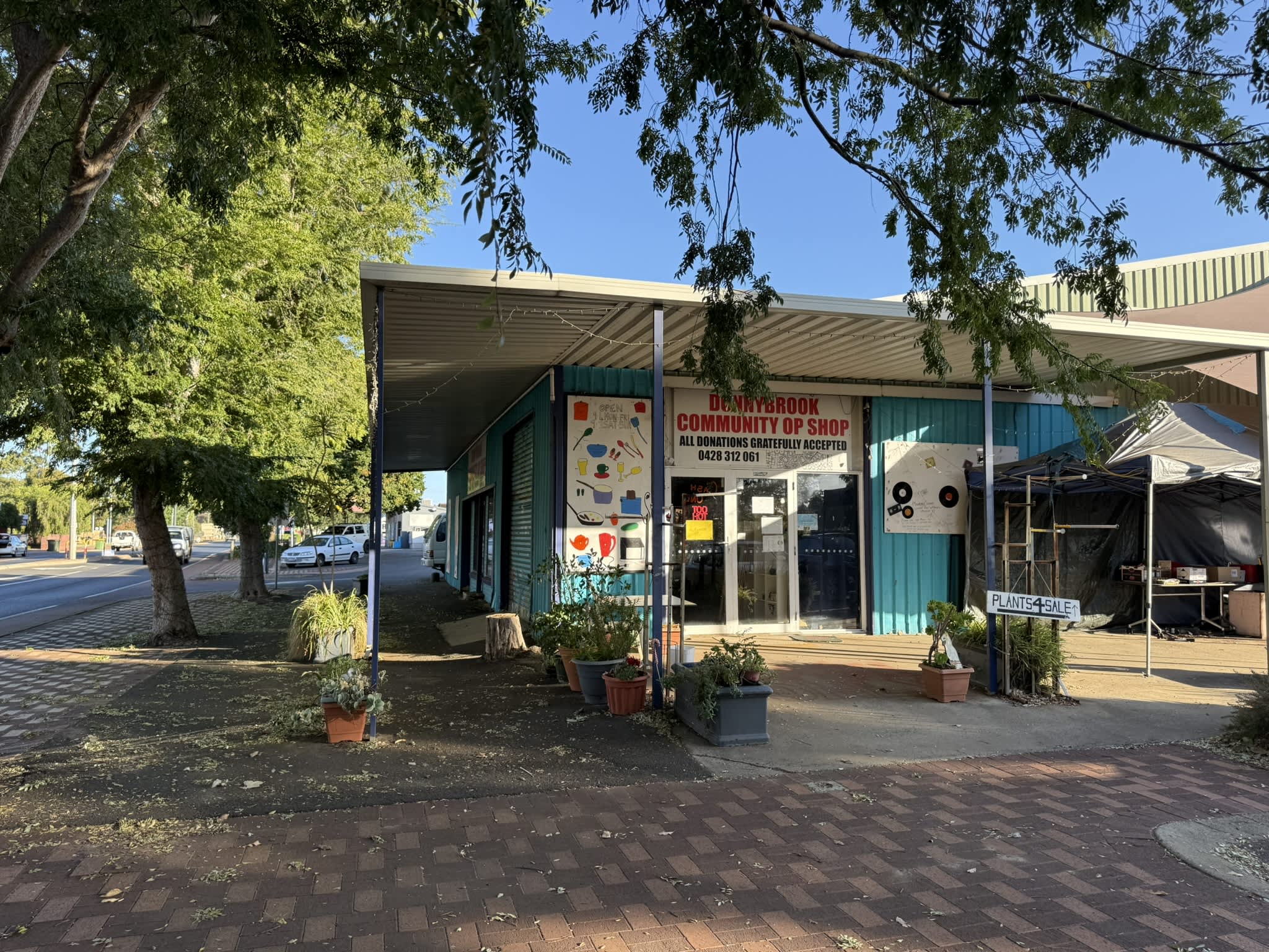 The exterior of Donnybrook's community op shop
