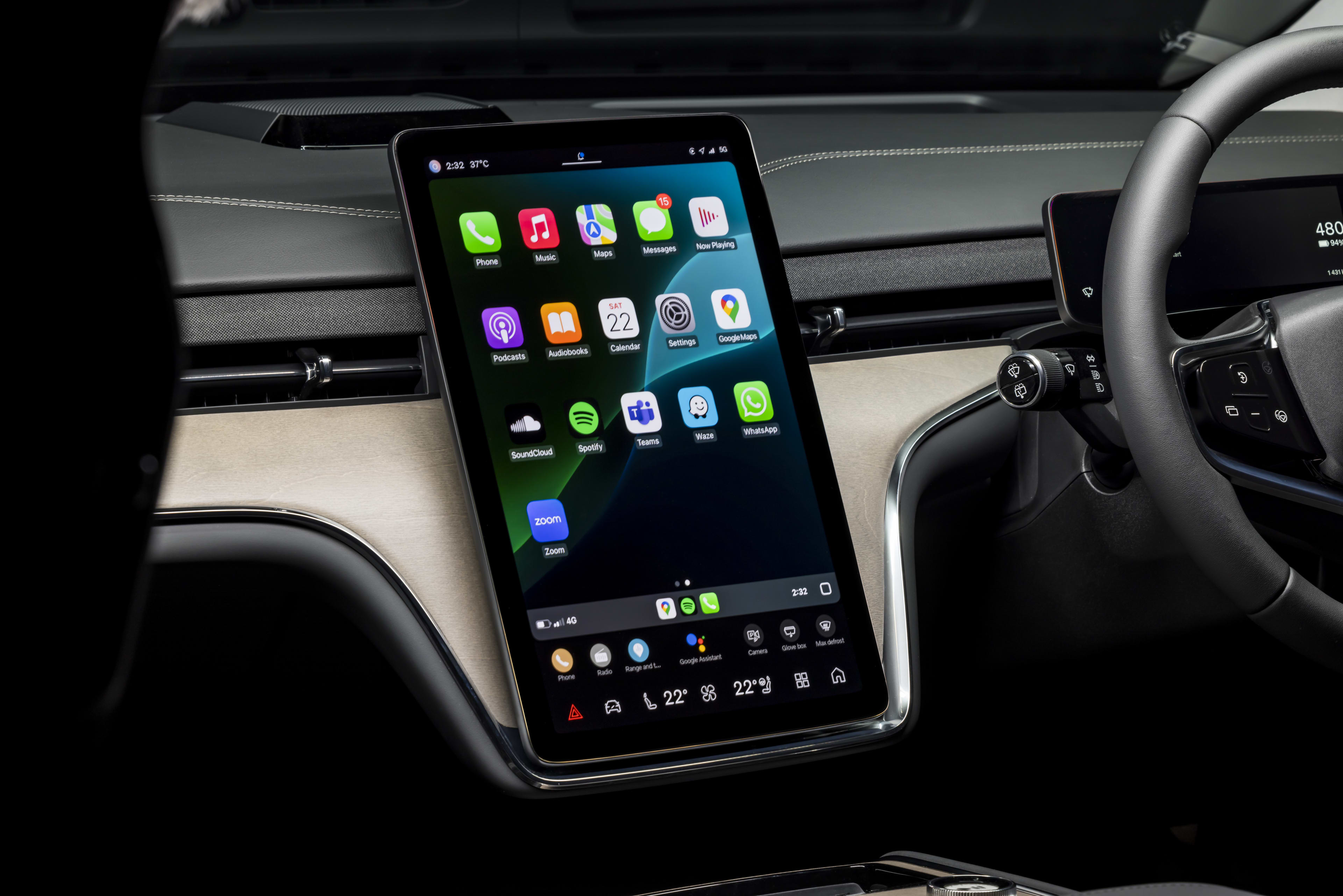 The infotainment module on the 2025 Volvo EX90