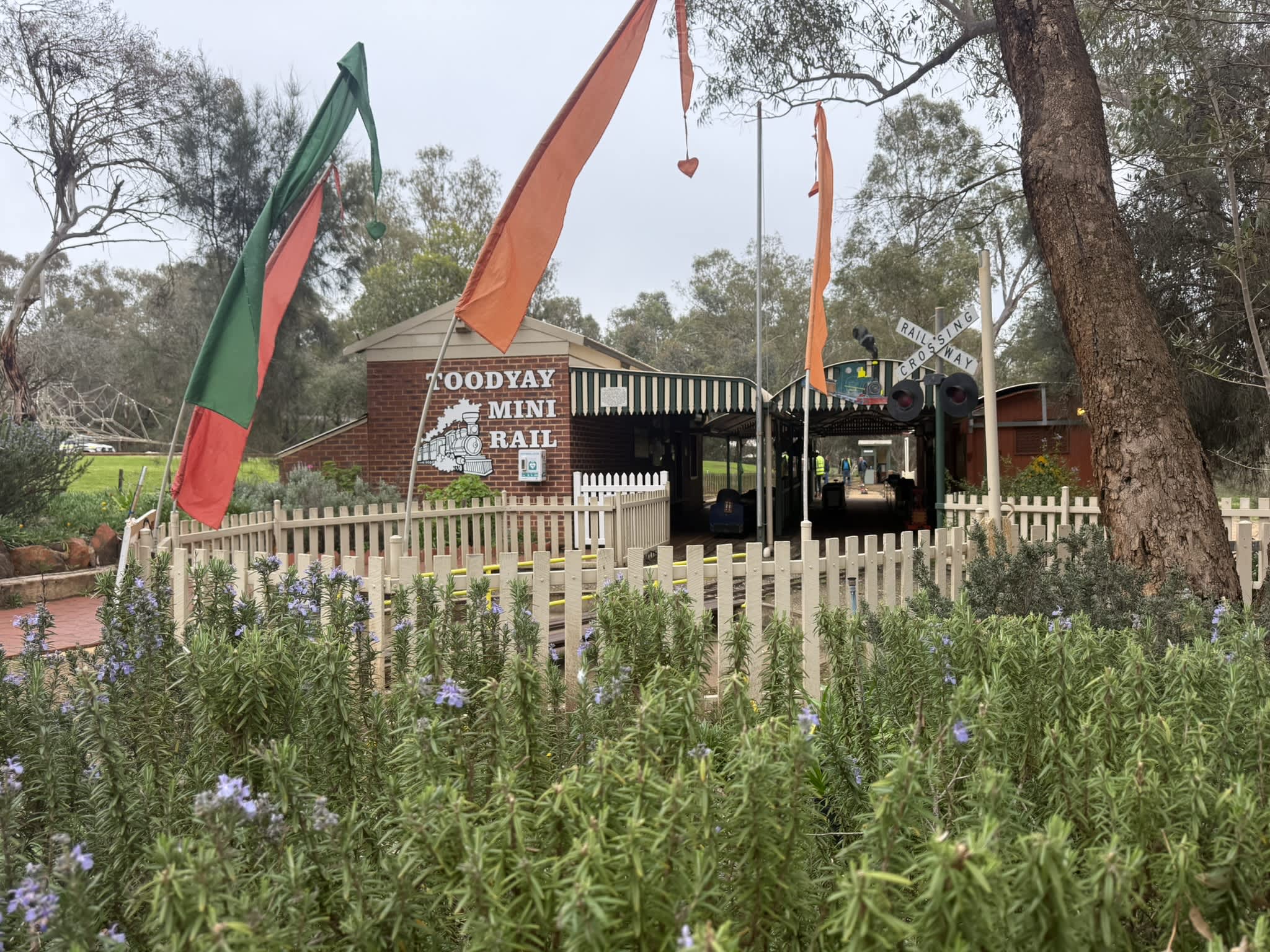 The outside of Toodyay's miniature railway