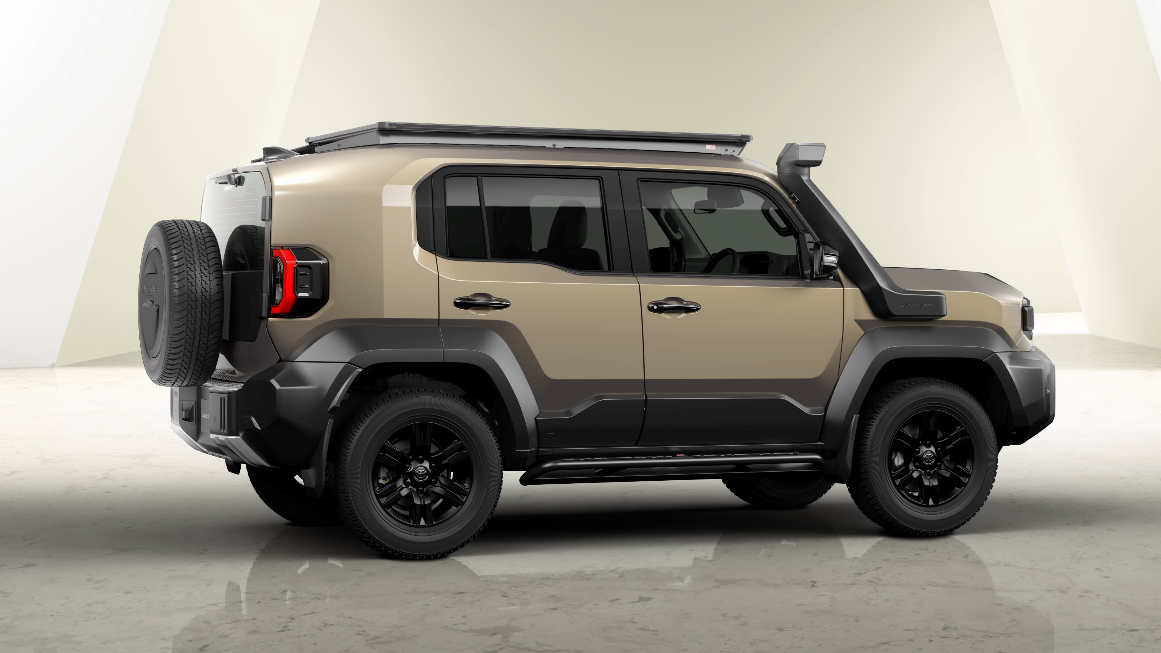 Side profile of the Toyota FJ LandCruiser