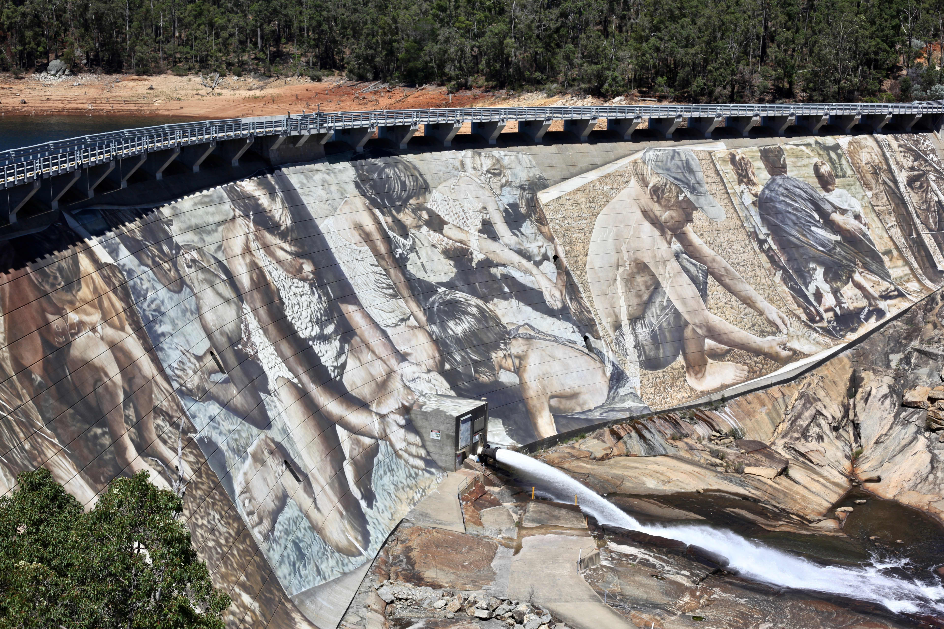 Wellington Dam Mural