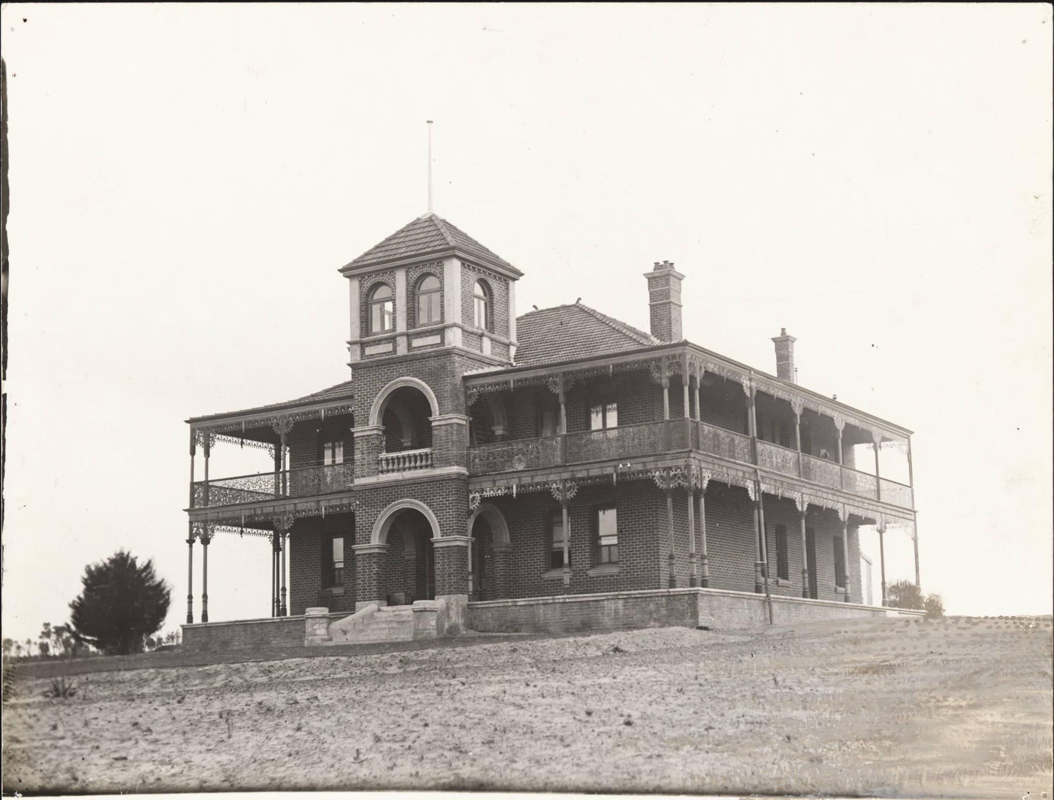 A historic photograph of the Rotunda at Baillie Hill
